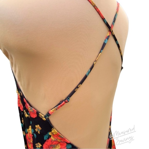 Medium - NWT - LPA X Revolve - Button-Up Floral Slip Maxi Dress - Low Back - Picture 7 of 13